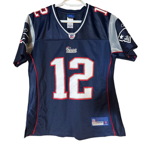 Reebok NFL Football Women’s New England Patriots Tom Brady Jersey Size Medium